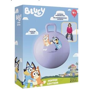 Lavender Hopper Ball with Handle - Kids Bouncing Toy